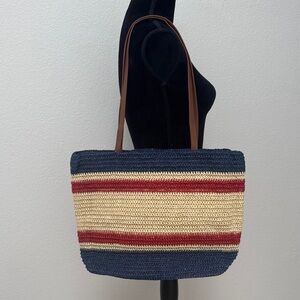 Woven Americana 90’s vibe everyday/ beach bag.